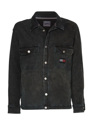 Tommy Jeans Jacket - UTILITY SHIRT JKT RCYCR CF7101 black