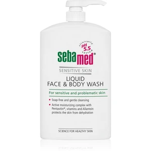 Sebamed Wash jemná umývacia emulzia na telo a tvár pre citlivú pokožku 1000 ml