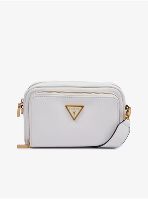 Bílá dámská crossbody kabelka Guess Cosette - Dámské