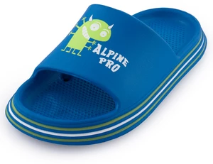 Blue children's slippers ALPINE PRO LARINO