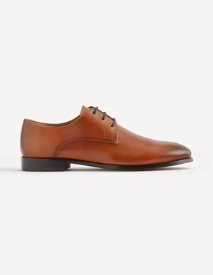 Men's brown leather shoes Celio Rytaly