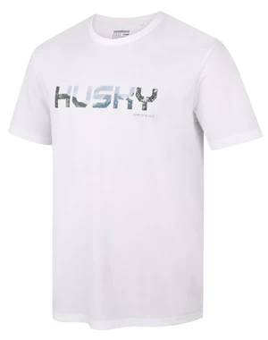 Husky Tee Wild M S, white Pánské bavlněné triko