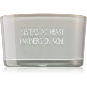 My Flame Candle With Crystal Sisters At Heart, Partners In Wine vonná svíčka 11x6 cm