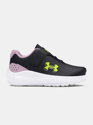 Under Armour UA GINF Surge 4 AC Tenisky dětské Černá