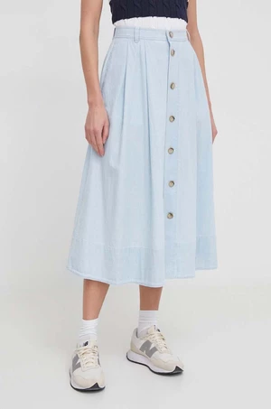 Džínová sukně Polo Ralph Lauren midi, áčková, 211924809