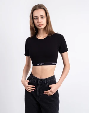 Carhartt WIP W' Script Crop Top Black XS