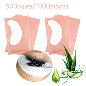 500Pairs Eye Patches Eyelash Extension Under Eye Pads Makeup Lashes Patch Tip Stickers Pads For Eyelash Extension Supplies Pads