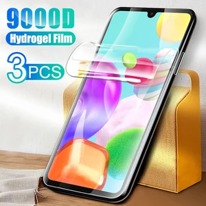 3PCS Protective Film For Samsung Galaxy A10 A20 A20E A30 A40 A50 A70 Hydrogel Film Screen Protector For Samsung M10 M20 M30 M40