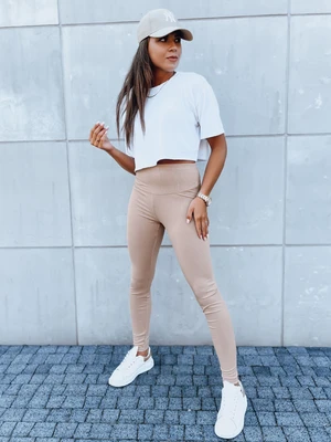 Women's Leggings LOOK ME camel Dstreet