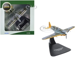 Morane-Saulnier M.S.406 Fighter Aircraft "KG200 Ossun-Tarbes France" (1943) German Luftwaffe "Oxford Aviation" Series 1/72 Diecast Model Airplane by