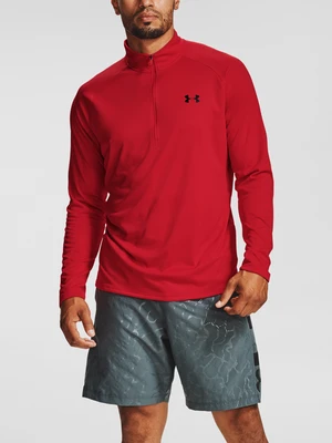 Under Armour Tech 2.0 1/2 Zip-RED T-shirt