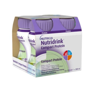 Nutridrink Compact Protein s příchutí chladivé okurky/limetky 4x125 ml