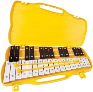 PP World 27 Note Glockenspiel Black/White Metal Keys