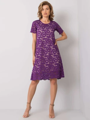 Purple lace dress by Lulu