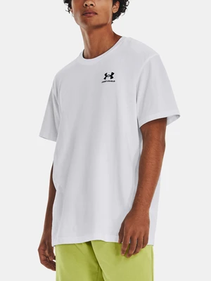 Under Armour T-Shirt UA LOGO EMB HEAVYWEIGHT SS-WHT - Men