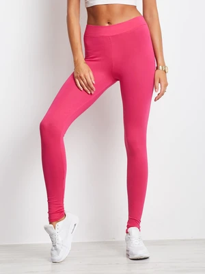 Basic fuchsia leggings