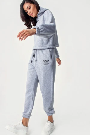 Bigdart 55313 Gray NASA Printed Tracksuit Set