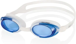 AQUA SPEED Unisex's Swimming Goggles Malibu Navy Blue Pattern 61