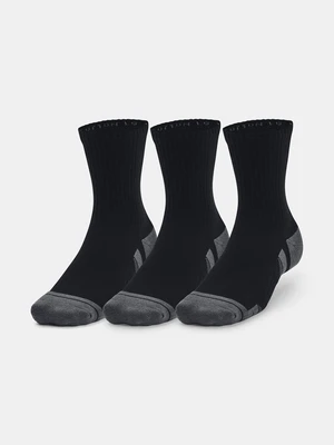 Under Armour Socks UA Performance Cotton 3p Mid-BLK - Unisex