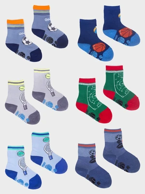 Yoclub Kids's Terry Socks 6-Pack SKA-0003C-AA0A