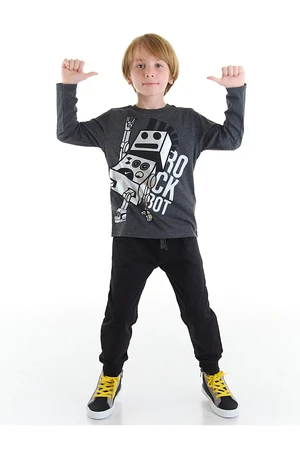 Mushi Rock Robot Boys T-shirt and Pants Set