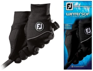 Footjoy WinterSof Black Pereche L Mănuși pentru femei