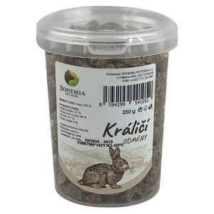 BOHEMIA PET FOOD Králičí odměny pro psy 250 g