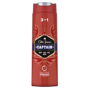 OLD SPICE Sprchový gel a šampon Captain s tóny santalového dřeva a citrusů 400 ml