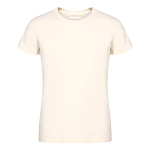 Creamy children's T-shirt with print on the back NAX ZALDO