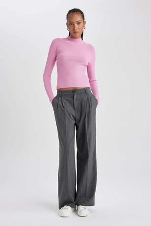 DEFACTO Wide Leg Double Pocket Striped Pants