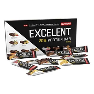 NUTREND Excelent protein bar 9 x 85 g dárkové balení