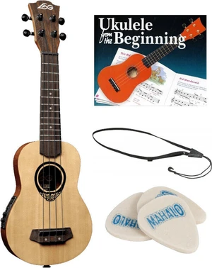 LAG TKU150SE SET Natural Ukulele soprano