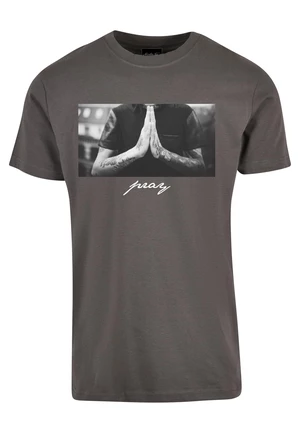 Pánské tričko Pray - šedé