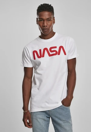 NASA Worm White T-Shirt