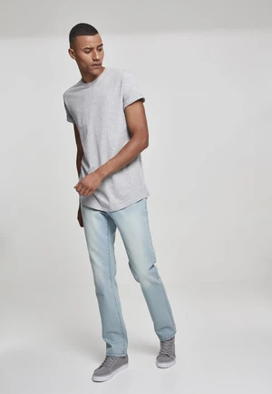 Long T-shirt in the shape of gray