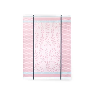Zwoltex Unisex's Dish Towel Flora Pink/Pattern