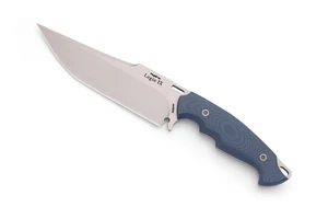 Nůž Legio IX Hydra Knives® – Stříbrná čepel – Satin, Modrá (Barva: Modrá, Varianta: Stříbrná čepel – Satin)