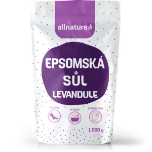 ALLNATURE Epsomská sůl Levandule 1000 g