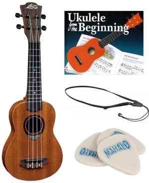 LAG TKU110S SET Natural Satin Ukelele soprano