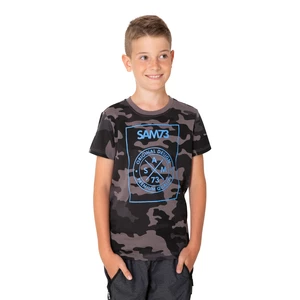 Grey boys' camouflage T-shirt SAM 73