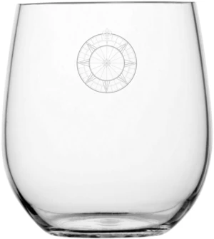 Marine Business Pacific Water Glasess 6 Water Glass Platos para barco, Cuberteria para barco