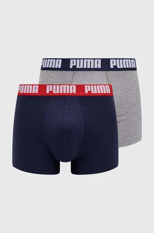 Boxerky Puma 2-pak pánske, tmavomodrá farba, 938320