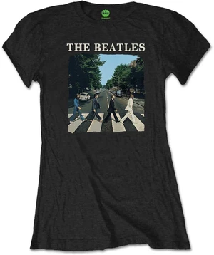 The Beatles Tricou Abbey Road & Logo Black (Retail Pack) Black XL