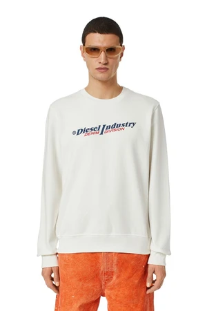 Diesel Sweatshirt - S-GINN-IND SWEAT-SHIRT white