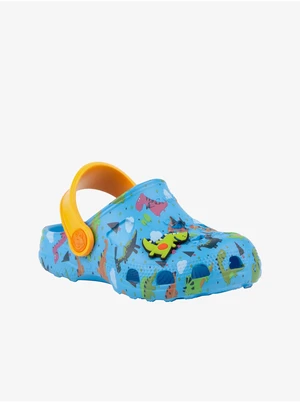 Blue Boys' Patterned Slippers Coqui Little Frog