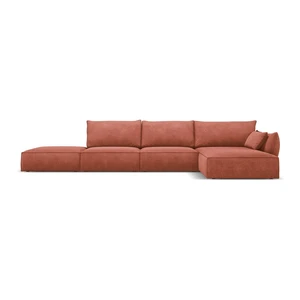 Czerwony narożnik (prawostronny) Vanda – Mazzini Sofas