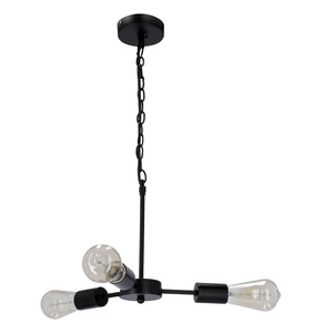 Czarna metalowa lampa wisząca Sparta – Candellux Lighting