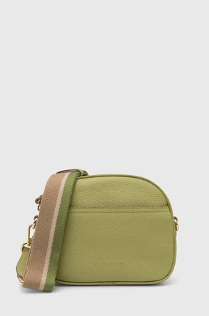 Kožená kabelka Gianni Chiarini zelená barva