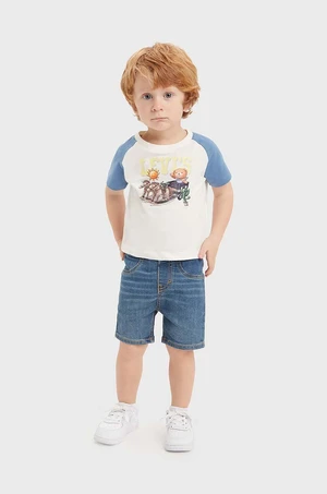 Kojenecká sada Levi's LVB LEVI BEAR RAGLAN & SHORT S