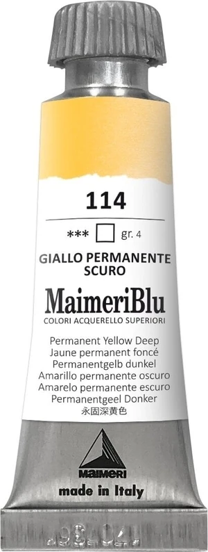 Maimeri Blu Peinture aquarelle Permanent Yellow Deep 114 12 ml 1 pc